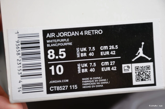 Court Purple 4 CT8527-115 Jordan Air 0811